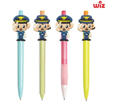 위즈wiz포돌이포순이 고무볼펜-no.1