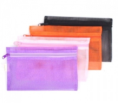 컬러 메쉬 파우치