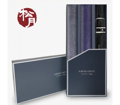 송월 CM2단폰지바이어스 코마사160g수건2장세트