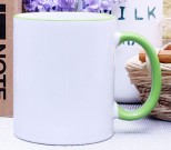 직선핸드라인 그린머그컵 355ml 12온스
